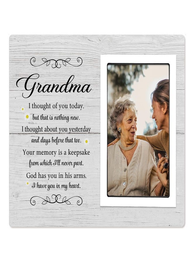 SteadStyle Grandma Memorial Picture Frame - Sympathy Gift for Loss of Grandmother - Bereavement Keepsake for Loved One - Remembrance Photo Frame, Fits 4x6 Inch Picture - Image 1